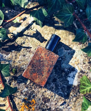 Hanpainted perfume bottle Memories