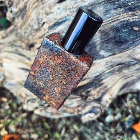Arstisan handpainted perfume bottle Rooted